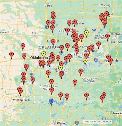 Peta Kasino di Oklahoma: Panduan untuk Menemukan Tempat Wisata Berhakimu