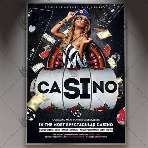 Mengembangkan Ide Desain Flyer Casino dengan Template PSD