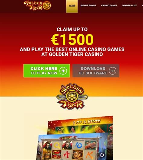 Golden Tiger Casino: A Thrilling Online Gaming Experience