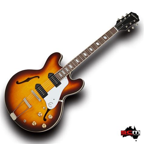 Epiphone Casino Hollowbody Electric Guitar – Natural: A Legendary Instrument Revitalized