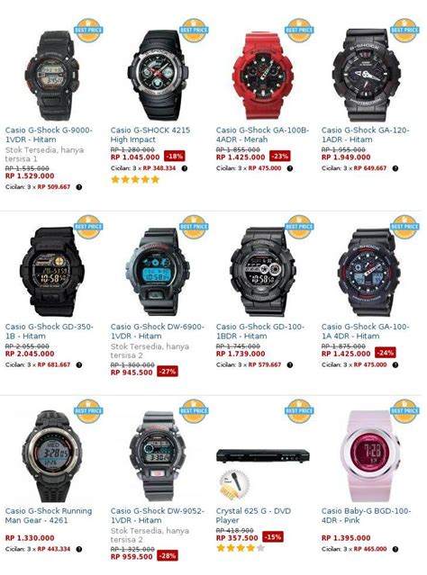 Artikel Casio G-Shock: Pilihan Terbaik untuk Anda