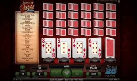 Joker Wild Double Up: A Thrilling Video Poker Experience