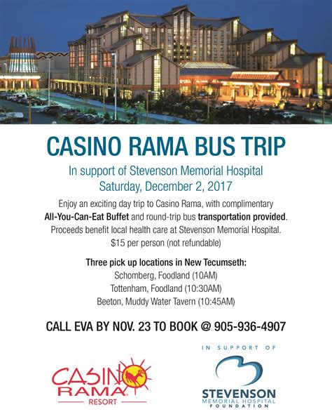 Jadwal Bus ke Casino Rama dari Toronto dan Selatan Ontario