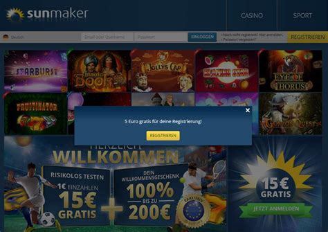 Sunmaker Casino: Bermainlah dengan Nyaman dan Menguntungkan