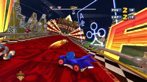 sonic all stars racing casino park