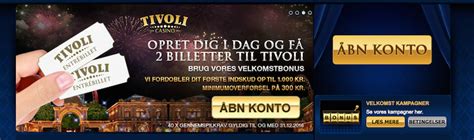 Bonus dan Promosi di Tivoli Casino DK