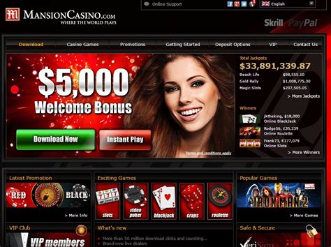 Menangkan Bonus di MansionCasino.com ZA