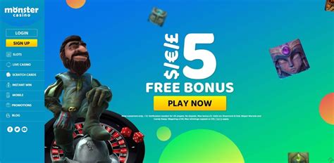 Monster Casino No Deposit Bonus