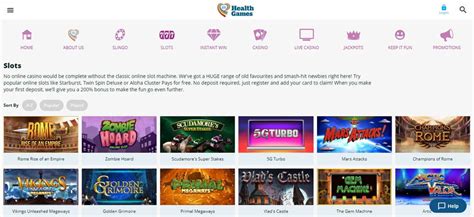 Health Games Review: A Good Online Casino with a Focus on Slingo and Instant Win Games