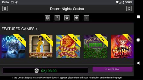 Artikel Tentang Desert Nights Casino: Bonus, Game, dan Mobile Gaming