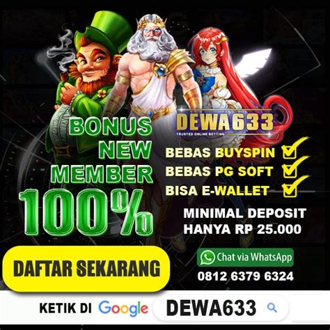 Dewa633: Situs Judi Online Terpercaya dengan Bonus dan Event Menarik