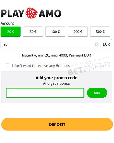 Payment Methods Available at PlayAmo Casino