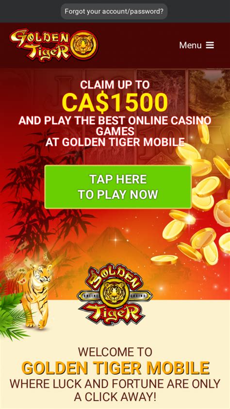 Golden Tiger Casino: The Ultimate Gaming Experience