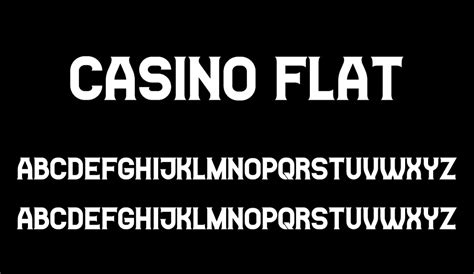 Tipe Font Serupa: Casino Flat Regular dan Lainnya