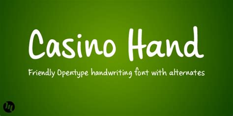 Font Casino Hand: Menguak Kemiripan dan Keunikan