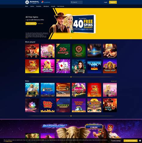 Apaixonante Experiência de Jogo Online com o Admiral Casino