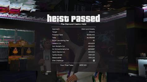 GTA Online: Diamond Casino Heist Payout Guide – Max Take, and More