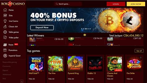 Box24 Casino: Menjadi Millionaire dengan Jackpot dan Bonus