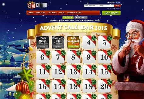 casino christmas calendar