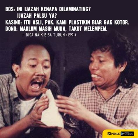 Warkop DKI: 15 Ucapan Kasino yang Fenomenal dalam Film