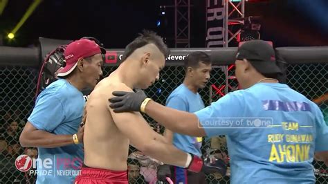 Kemenangan Rudy Gunawan dalam Pertarungan One Pride MMA