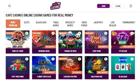 Bermain Kasino Online di CafeCasino