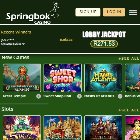 Berada di Lobby Terbaik: Springbok Casino