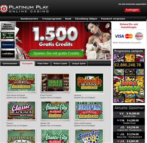 Penyelenggaraan Permainan Online di Platinum Play Casino