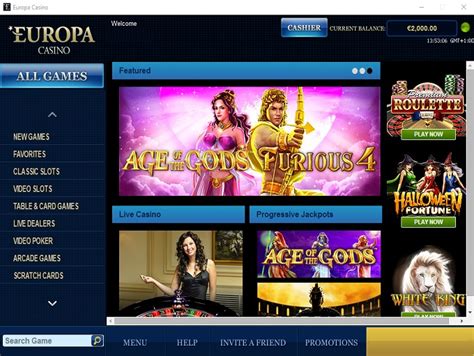 Bermain di Europa Casino: Penawaran Game, Promosi dan Layanan