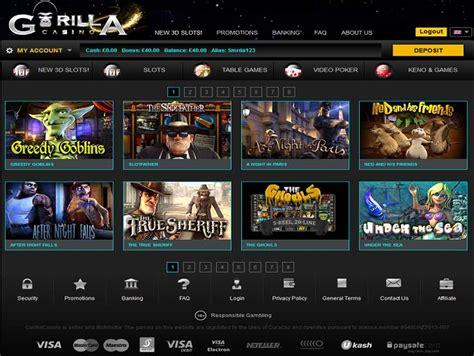 Casino Gorilla: Menjadi Pembantu Anda dalam Bermain Kasino Online