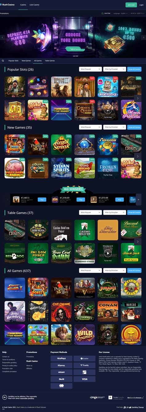 Rush Casino: Menjadi Bagian dari Pengalaman Bermain Online yang Seri