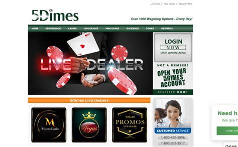 5 Dimes Casino: A Comprehensive Review