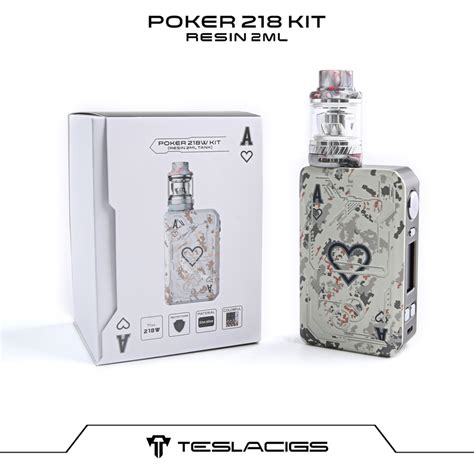 Teslacigs POKER 218W Box Mod: A High-Performance Vape System