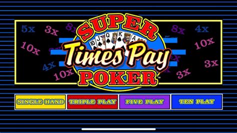 Analisis Statistik Super Times Pay Video Poker