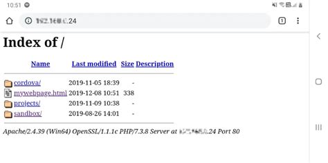 Mengakses Direktori htdocs XAMPP dari Perangkat Lain