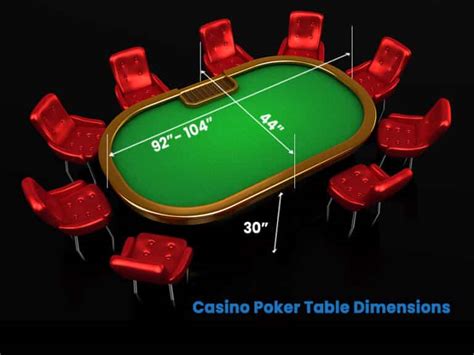 Poker Table Dimensions: A Comprehensive Guide