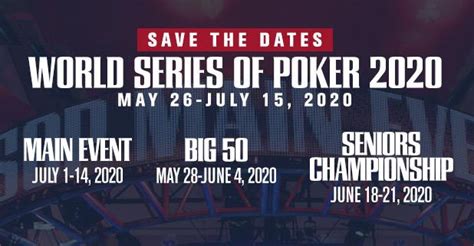 2020 World Series of Poker: A Year Like No Other