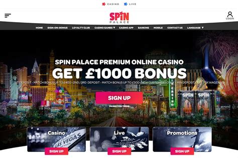 Spin Palace Online Casino: Bermain dengan Aplikasi Kasino yang Menarik