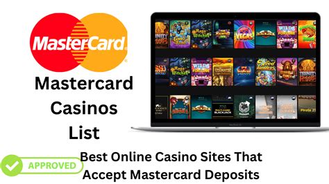 Mastercard: A Convenient and Secure Option for Online Casino Payments