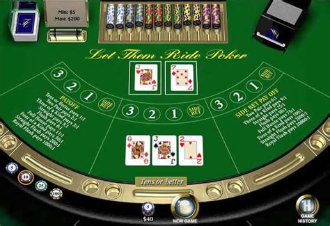 Bagaimana Cara Bermain Let It Ride Poker di Island Resort & Casino