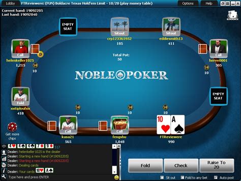 Noble Poker: Tinjauan Situs Poker yang Mempengaruhi