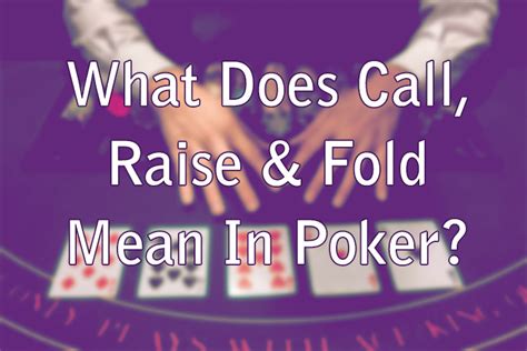 Permainan Poker: Call, Bet, Check, Raise dan Fold