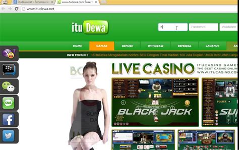 ITUDEWA.NET: AGEN JUDI POKER DOMINO QQ CEMEN ONLINE INDONESIA