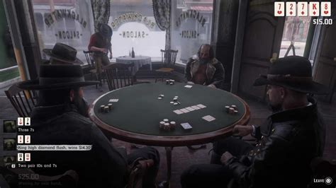 Poker di Red Dead Redemption 2: Peringkat Tangan dan Strategi Menang