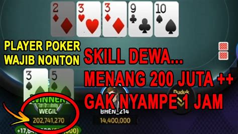 kalah poker online ratusan juta