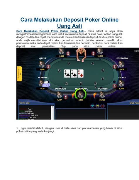 Wargapoker Situs IDN Poker Resmi Terpercaya Di Indonesia