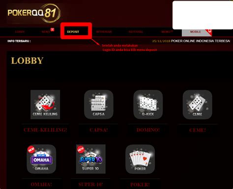 Cara Menipu Kolom Deposit Poker Online