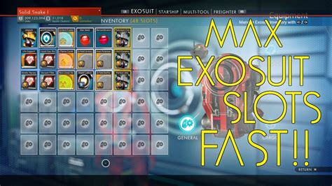 Menambahkan Slot Inventory pada Exosuit di No Man’s Sky