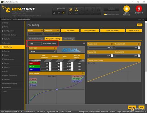 Penggunaan Rangkaian Pengaturan pada Flight Controller