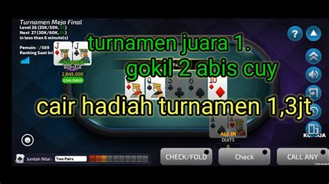 Cara Mengikuti Turnamen Dewa Poker dan Bermain di Android